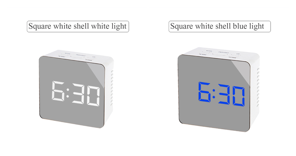 Digital LED Multi-Function Mirror Clock