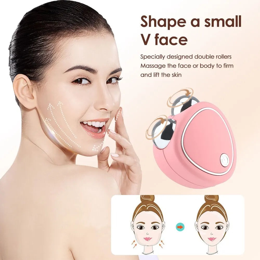 Micro Current Beauty Instrument Mini Portable Face Slimming Massager