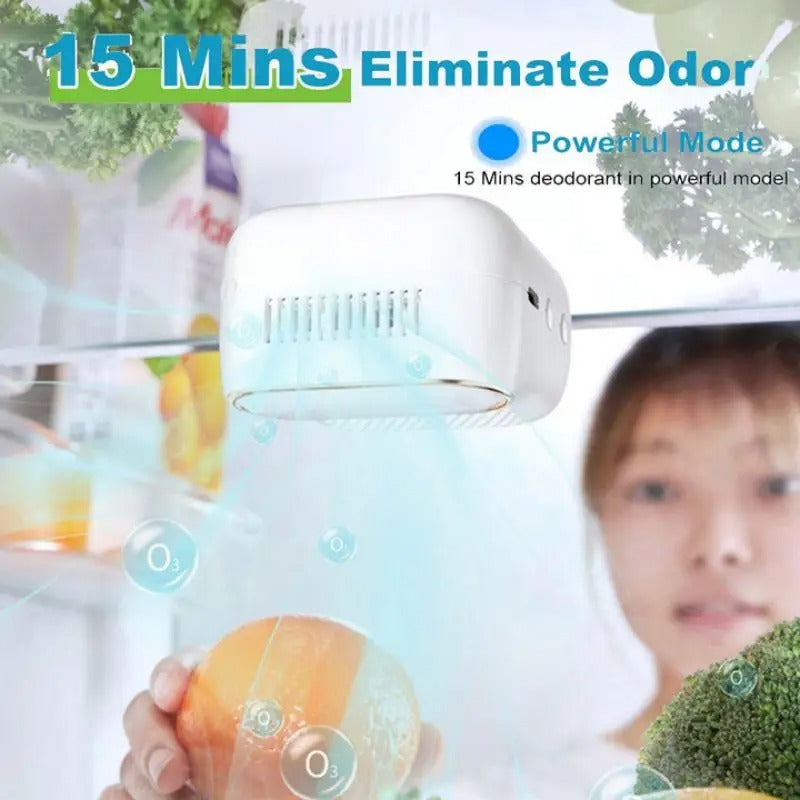 Refrigerator Deodorizer Disinfector Air Purifier Keep Fresh Rechargeable Fresh